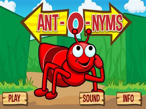 Ant o nyms - Jul 20, 2022 · Ant-O-Nyms. Click Image to Enlarge : You are an ant with your ant friends. Your goal is to navigate through the grass and dirt paths back to your ant home. Choose the correct antonym for each word that appears and your swarm will move in the right direction. SEE MORE : 2. Antonym Jeopardy. Click Image to Enlarge 